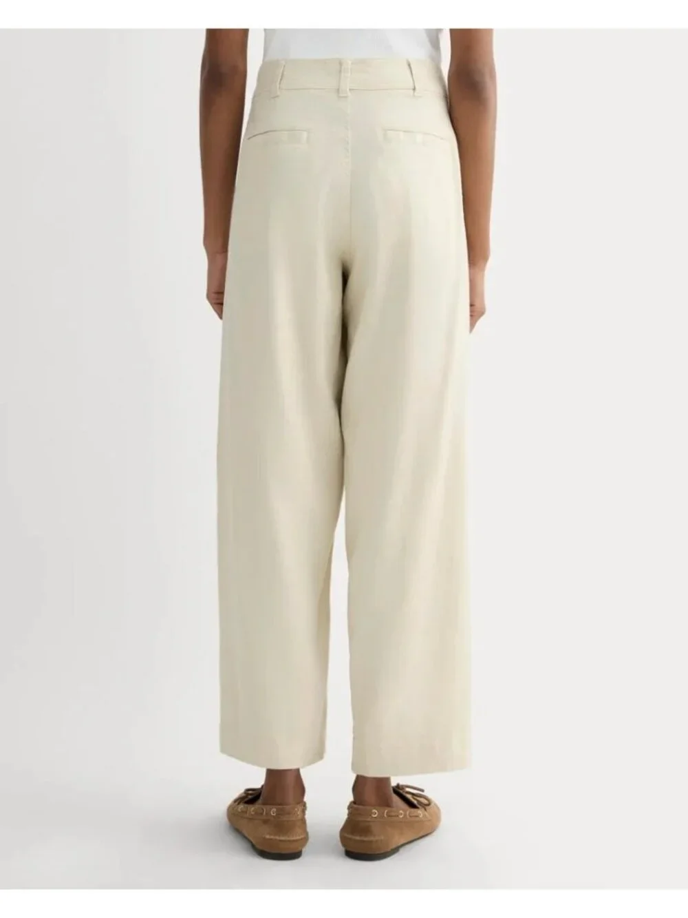 Everlane The Everywhere Pants in Stretch Linen in Birch 14 New Womens Trousers